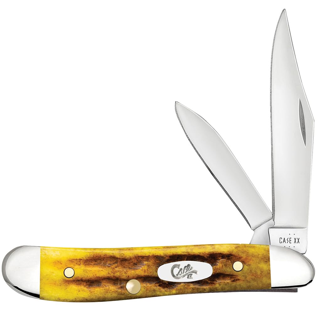 Amazon.com: Case XX Pocket Knife PEANUT - HERITAGE JIG HONEYCOMB